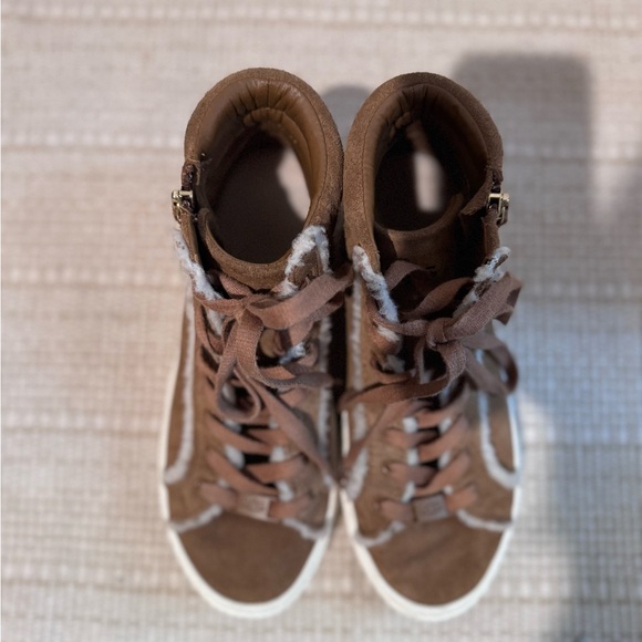UGG Women’s Brown High-Top Nuray Sneakers - Picture 3 of 7